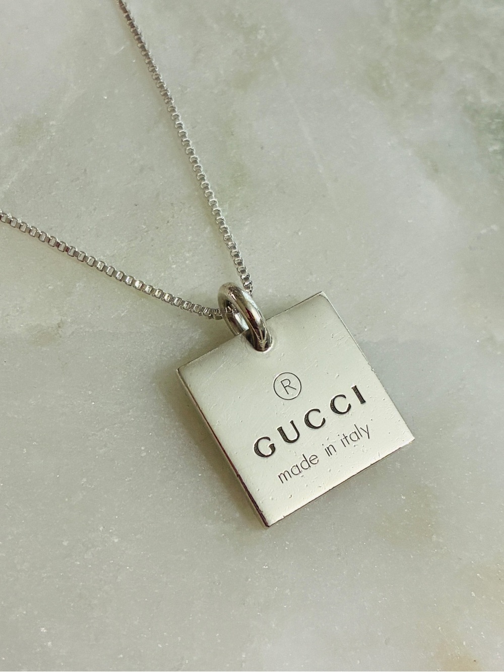Gucci Pendant 925 Sterling Silver Unisex
